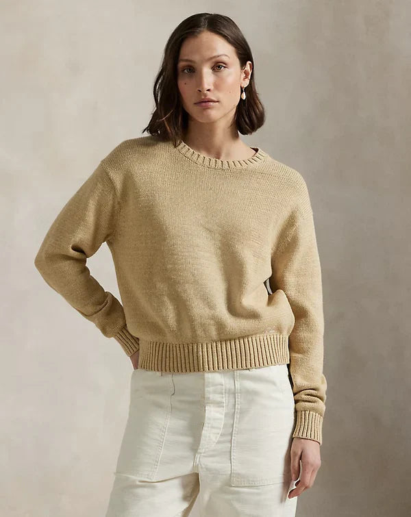 Cotton Crewneck Jumper