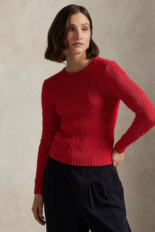 Cable-Knit Cotton-Cashmere Crewneck Jumper